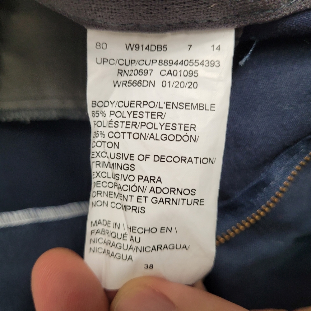 Mens Dickies Flex Navy Blue Cargo Shorts Size 38 - Picture 3 of 8